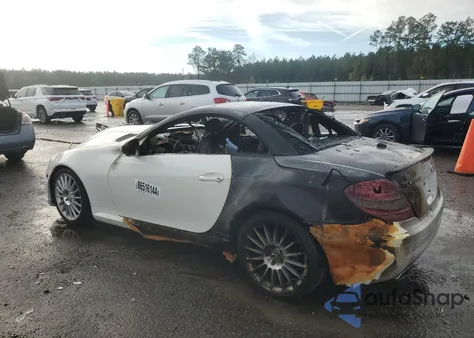 2009 Mercedes-Benz Slk 300 из США, поврежденный, VIN WDBWK54F79F194650